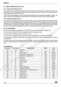 STA015T$013TR Datasheet Page 16