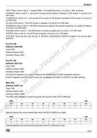 STA015T$013TR Datasheet Page 19