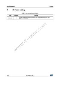STA020D Datasheet Page 14