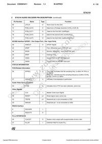STA310 Datasheet Page 6