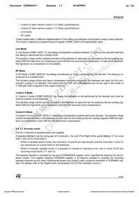 STA310 Datasheet Page 22