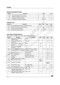 STA50013TR Datasheet Page 4