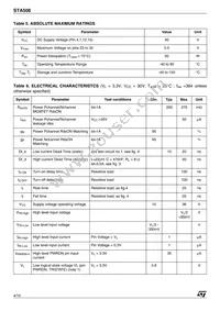 STA508 Datasheet Page 4