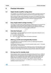 STA540 Datasheet Page 17