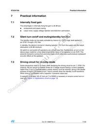 STA541SA Datasheet Page 17