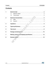 STAC2932B Datasheet Page 2