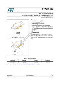 STAC2942B Datasheet Cover