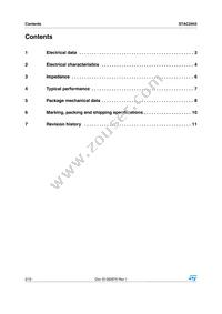 STAC2943 Datasheet Page 2