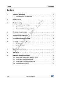 STAP08DP5XTTR Datasheet Page 2