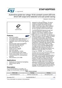 STAP16DPPS05XTTR Datasheet Cover