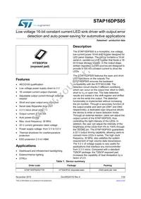 STAP16DPS05XTTR Datasheet Cover