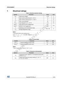 STB10LN80K5 Datasheet Page 3