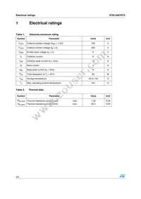 STB13007DT4 Datasheet Page 2