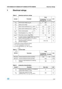 STB15NM65N Datasheet Page 3