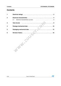 STB16N65M5 Datasheet Page 2