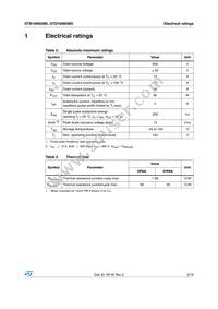 STB16N65M5 Datasheet Page 3