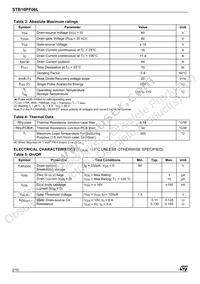 STB16PF06LT4 Datasheet Page 2