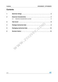 STB185N55F3 Datasheet Page 2