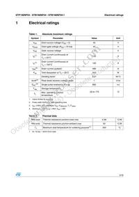 STB190NF04T4 Datasheet Page 3