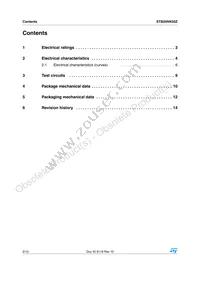 STB20NK50ZT4 Datasheet Page 2