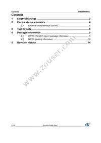 STB25NF06AG Datasheet Page 2