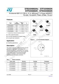 STB25NM60N-1 Cover