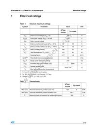 STB30NF10T4 Datasheet Page 3