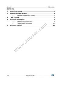 STB30NF20L Datasheet Page 2