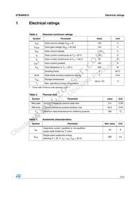 STB40NS15T4 Datasheet Page 3