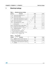 STB60NF10T4 Datasheet Page 3