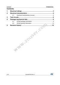 STB80N4F6AG Datasheet Page 2