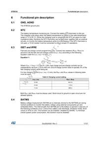 STBC02BJR Datasheet Page 17