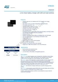 STBC03JR Datasheet Cover