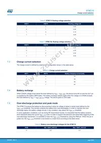STBC15LJTR Datasheet Page 12