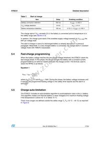 STBC21FTR Datasheet Page 17