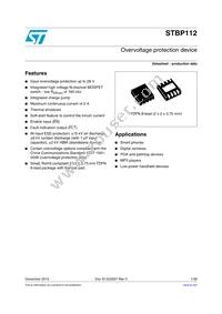 STBP112CVDJ6F Datasheet Cover