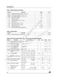 STC03DE170 Datasheet Page 2