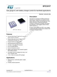 STC3117IJT Datasheet Cover