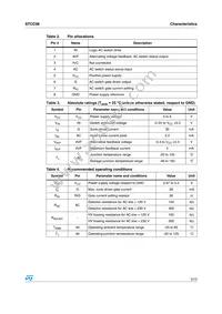 STCC08 Datasheet Page 3