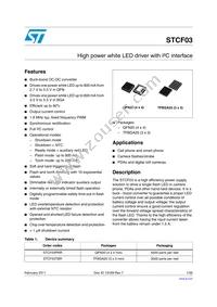 STCF03PNR Datasheet Cover