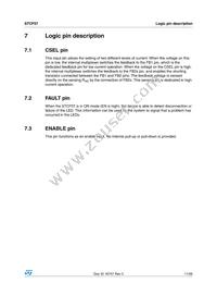 STCF07PNR Datasheet Page 11