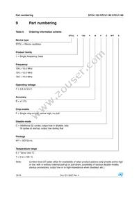 STCL1100YBFCWY5 Datasheet Page 16