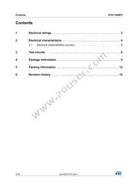 STD110N8F6 Datasheet Page 2