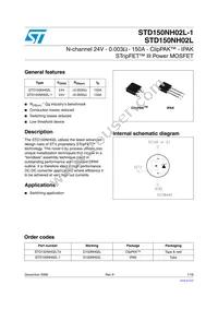 STD150NH02L-1 Datasheet Cover