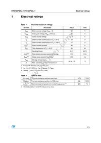 STD16NF06LT4 Datasheet Page 3