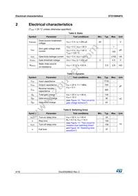 STD180N4F6 Datasheet Page 4