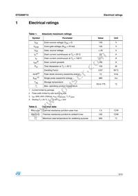 STD26NF10 Datasheet Page 3