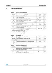 STD2NC45-1 Datasheet Page 3