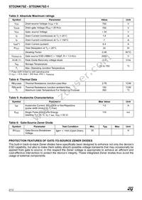 STD2NK70Z-1 Datasheet Page 2