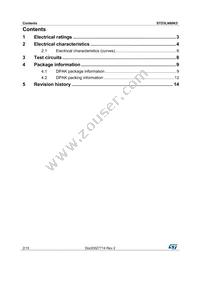 STD3LN80K5 Datasheet Page 2